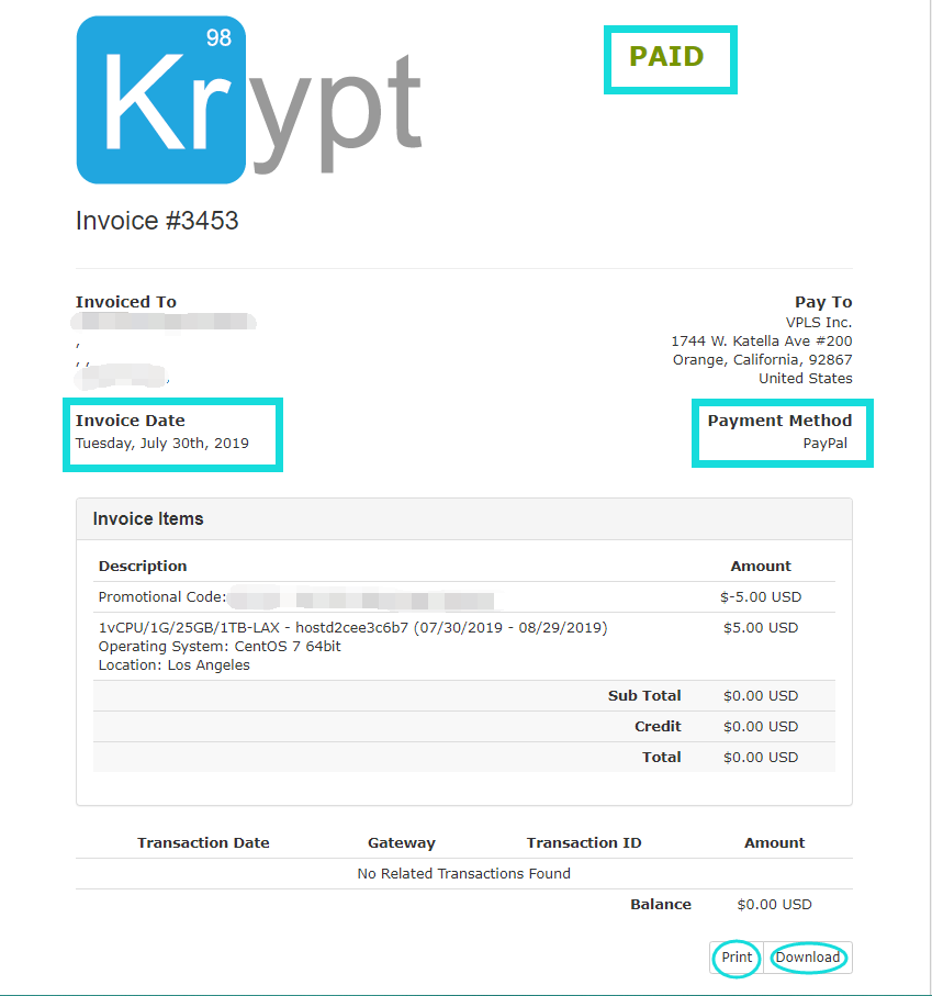 iON | Knowledge Base | Invoices