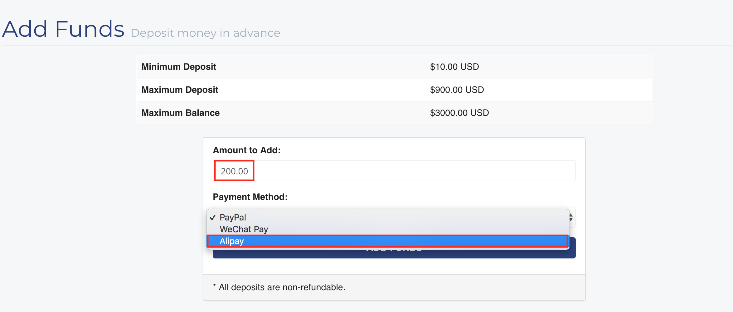 iON | Knowledge Base | Add Funds